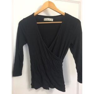 Abercrombie & Fitch Wrap Top